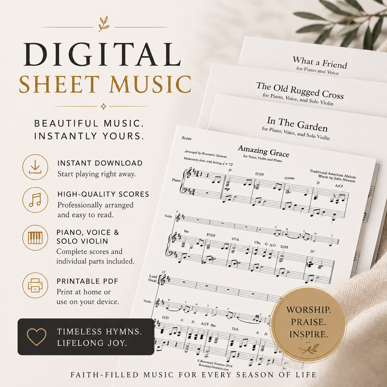 Digital Sheet Music
