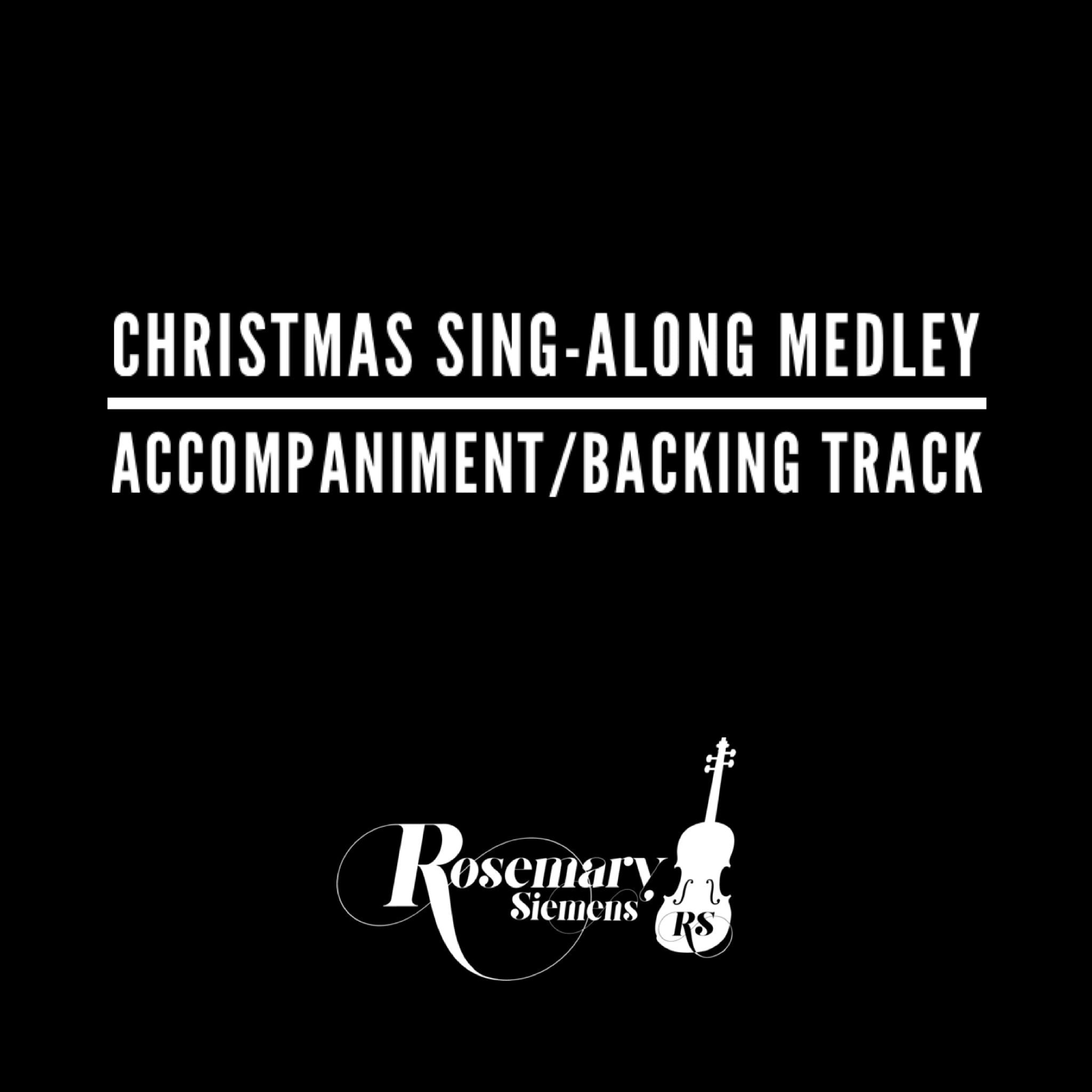 Christmas Sing Along Medley - Accompaniment/Backing Track