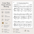 Come Thou Fount of Every Blessing - Digital Sheet Music