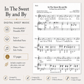 In The Sweet By and By - Digital Sheet Music