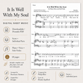 It Is Well With My Soul - Digital Sheet Music