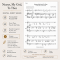 Nearer, My God, To Thee - Digital Sheet Music