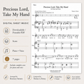 Precious Lord, Take My Hand - Digital Sheet Music