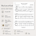 The Love of God - Digital Sheet Music