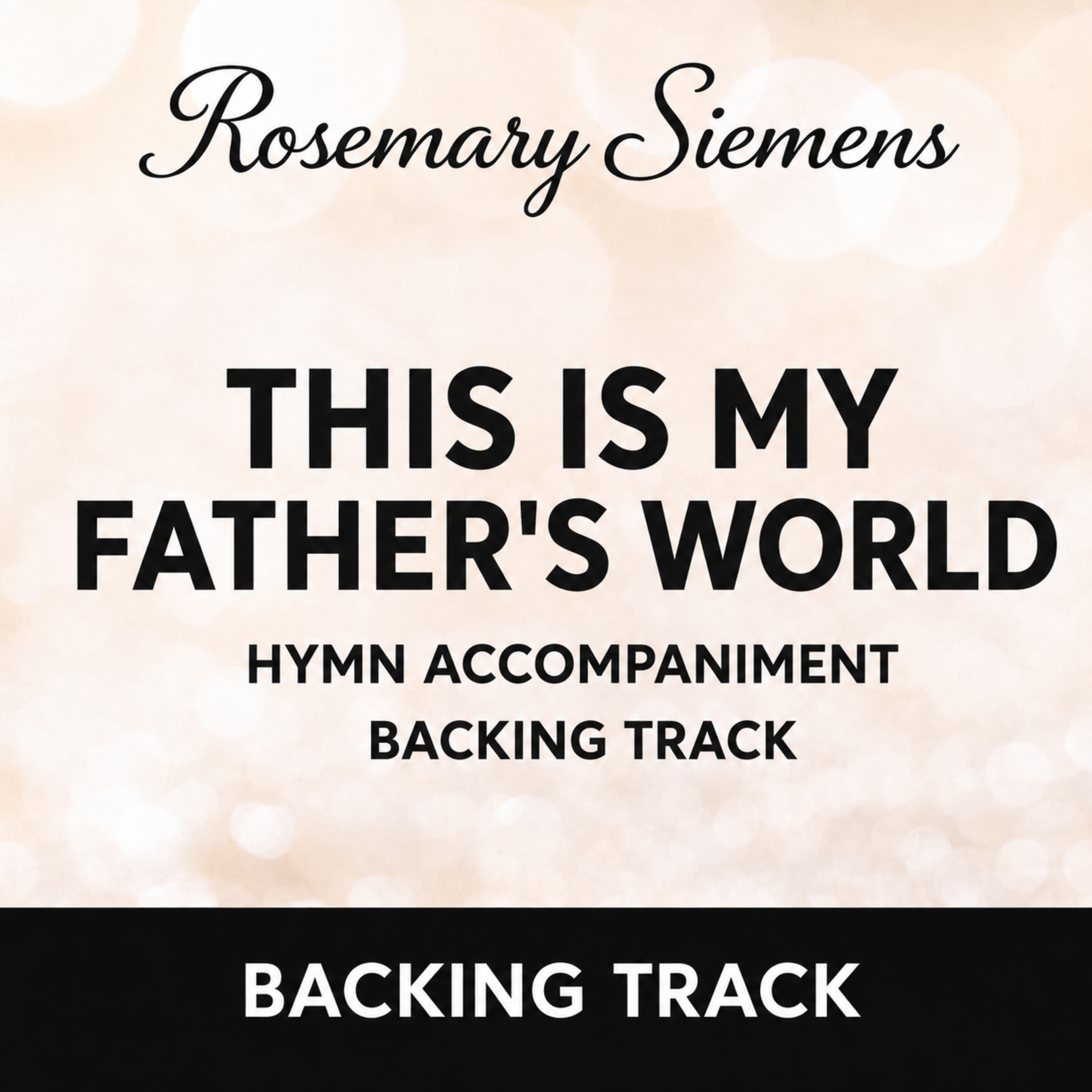 This Is My Father's World - Accompaniment/Backing Track